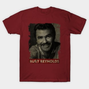 TEXTURE ART-Burt Reynolds - RETRO STYLE 1' T-Shirt